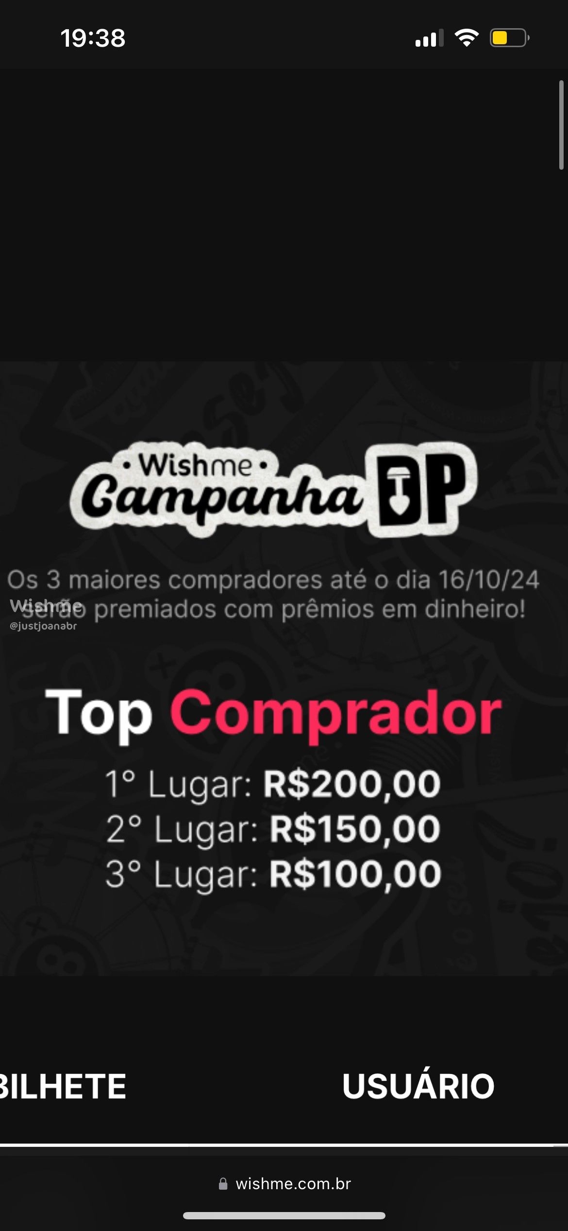 Imagem 2 de 2 - Vem me ver pelada e ainda concorrer a prêmios incríveis!
Ao assinar por apenas R$5,00 você concorre a um IPhone 15 ou R$3.500,00 no seu pix!

Pra ter ainda mais sorte, se você for o comprador com maior número de tickets extras você sendo sorteado ou não também ganha prêmio em $$$!!!!!

Vem gatão, com a sua coroa safada são só benefícios!!}